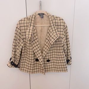Women’s cropped blazer